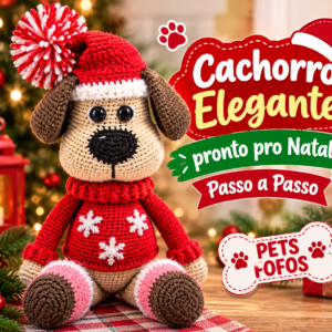Cachorro Noel passo a passo
